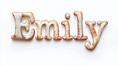 Personalized postcard perfect for decor created in Scallop Shell Letters.の素材