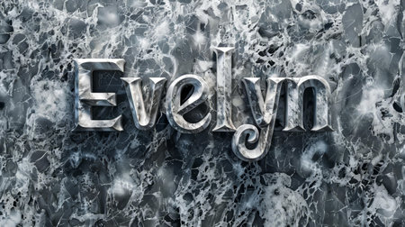 Grey Marble personalized name postcard perfect for decor.の素材