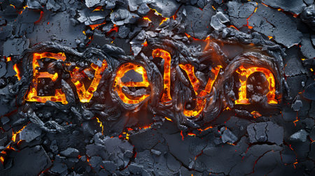 Lava personalized name postcard perfect for decor.の素材
