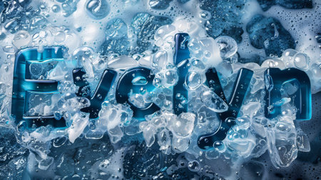 Ocean Water personalized name postcard perfect for decor.の素材