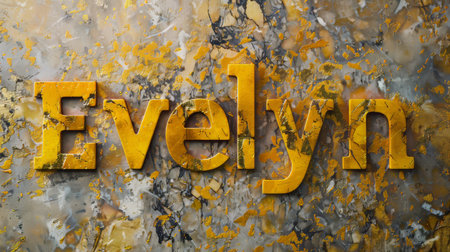 Yellow Marble personalized name postcard perfect for decor.の素材