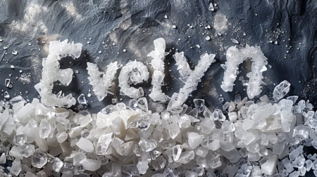 White Quartz Crystal personalized name postcard perfect for decor.の素材