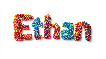 Personalized postcard perfect for decor created in Beaded Lettering.の素材