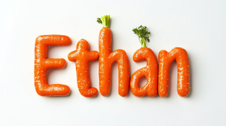 Personalized postcard perfect for decor created in Baby Carrot Typography.の素材