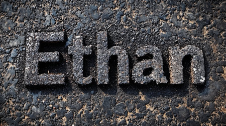 Asphalt personalized name postcard perfect for decor.の素材