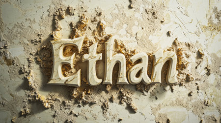 Beige Marble personalized name postcard perfect for decor.の素材
