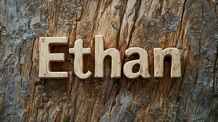 Beige personalized name postcard perfect for decor.の素材