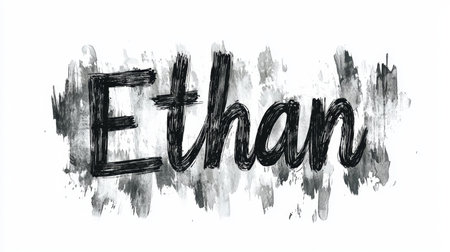 Personalized postcard perfect for decor created in Charcoal Sketch.の素材