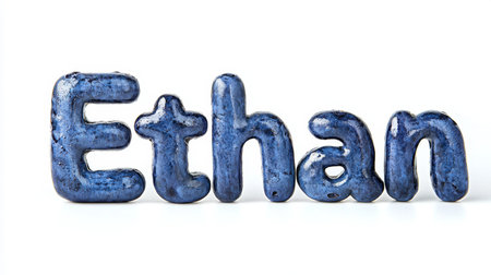 Personalized postcard perfect for decor created in Blueberry Typography.の素材
