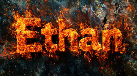 Fire Opal Crystal personalized name postcard perfect for decor.の素材