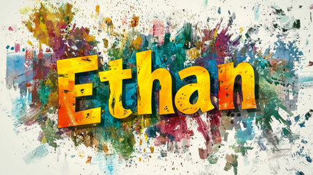 Personalized postcard perfect for decor created in Graffiti Typography.の素材