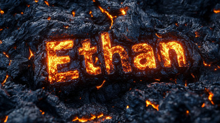 Lava personalized name postcard perfect for decor.の素材