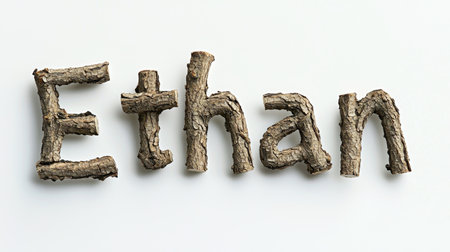 Personalized postcard perfect for decor created in Oak Twig Letters.の素材