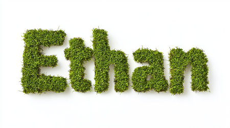 Personalized postcard perfect for decor created in Moss-Covered Letters.の素材