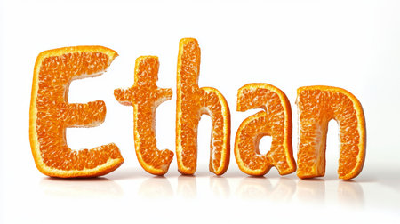 Personalized postcard perfect for decor created in Orange Typography.の素材