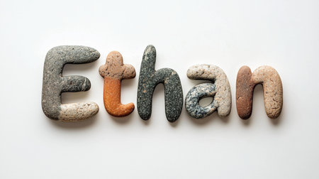 Personalized postcard perfect for decor created in Pebble Letters.の素材