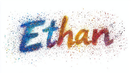 Personalized postcard perfect for decor created in Pointillism.の素材