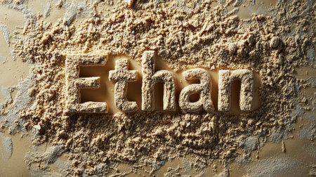 Sand personalized name postcard perfect for decor.の素材