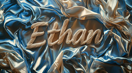 Silk personalized name postcard perfect for decor.の素材
