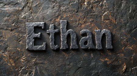 Slate Stone personalized name postcard perfect for decor.の素材