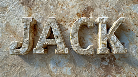 Beige Marble personalized name postcard perfect for decor.の素材
