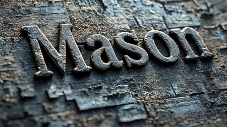 Onyx Crystal personalized name postcard perfect for decor.の素材