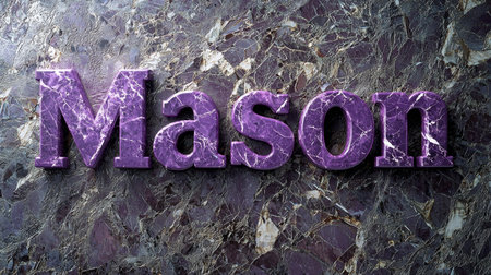 Violet Marble personalized name postcard perfect for decor.の素材