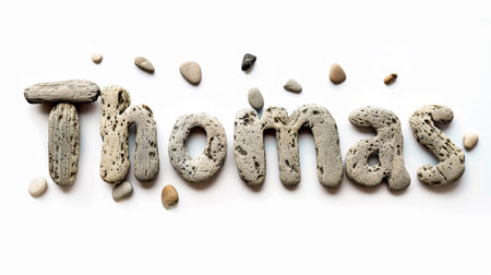 Personalized postcard perfect for decor created in Pebble Letters.の素材
