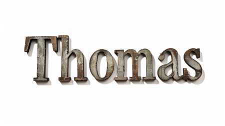 Personalized postcard perfect for decor created in Vintage Typography.の素材