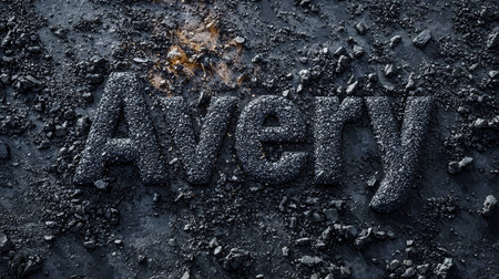 Asphalt personalized name postcard perfect for decor.の素材