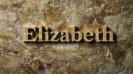 Beige Marble personalized name postcard perfect for decor.の素材