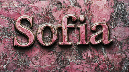Rose Marble personalized name postcard perfect for decor.の素材