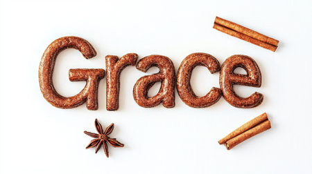 Personalized postcard perfect for decor created in Cinnamon Typography.の素材