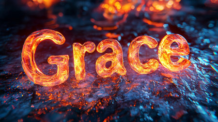 Fire Opal Crystal personalized name postcard perfect for decor.の素材