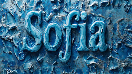 Blue Marble personalized name postcard perfect for decor.の素材