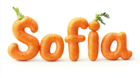 Personalized postcard perfect for decor created in Baby Carrot Typography.の素材