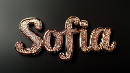 Rose Gold personalized name postcard perfect for decor.の素材
