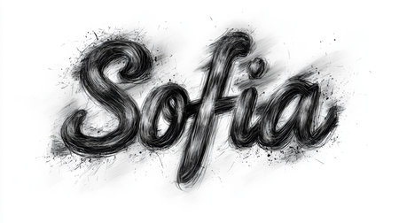 Personalized postcard perfect for decor created in Charcoal Sketch.の素材