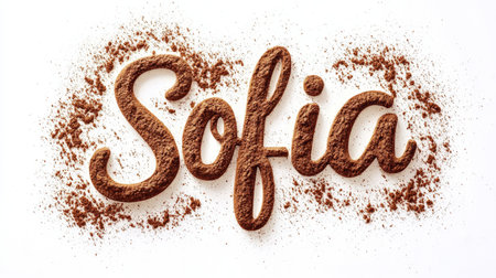 Personalized postcard perfect for decor created in Cinnamon Typography.の素材