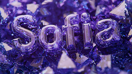Tanzanite Crystal personalized name postcard perfect for decor.の素材