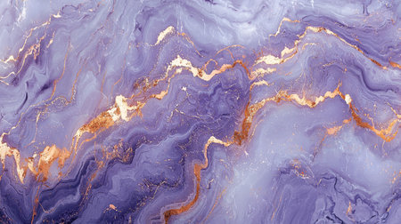 Lavender Marble with Copper Horizontal Background.の素材