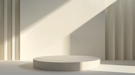 Paper Minimalistic Product Display Podium.の素材