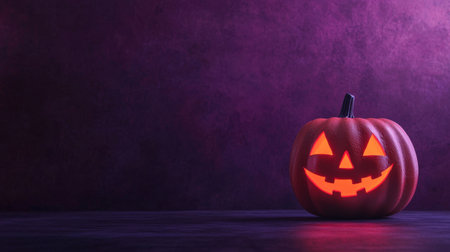 Creative Halloween party background with copy space.の素材