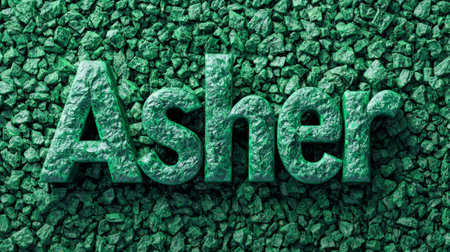 Malachite Crystal personalized name postcard perfect for decor.の素材