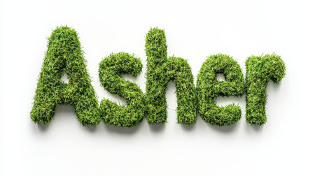 Personalized postcard perfect for decor created in Moss-Covered Letters.の素材