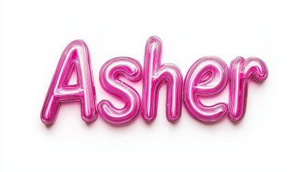 Personalized postcard perfect for decor created in Neon Lettering.の素材