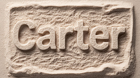 Sand personalized name postcard perfect for decor.の素材