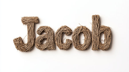 Personalized postcard perfect for decor created in String Art Lettering.の素材