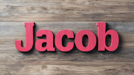 Wooden Oak personalized name postcard perfect for decor.の素材