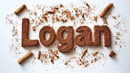 Personalized postcard perfect for decor created in Cinnamon Typography.の素材